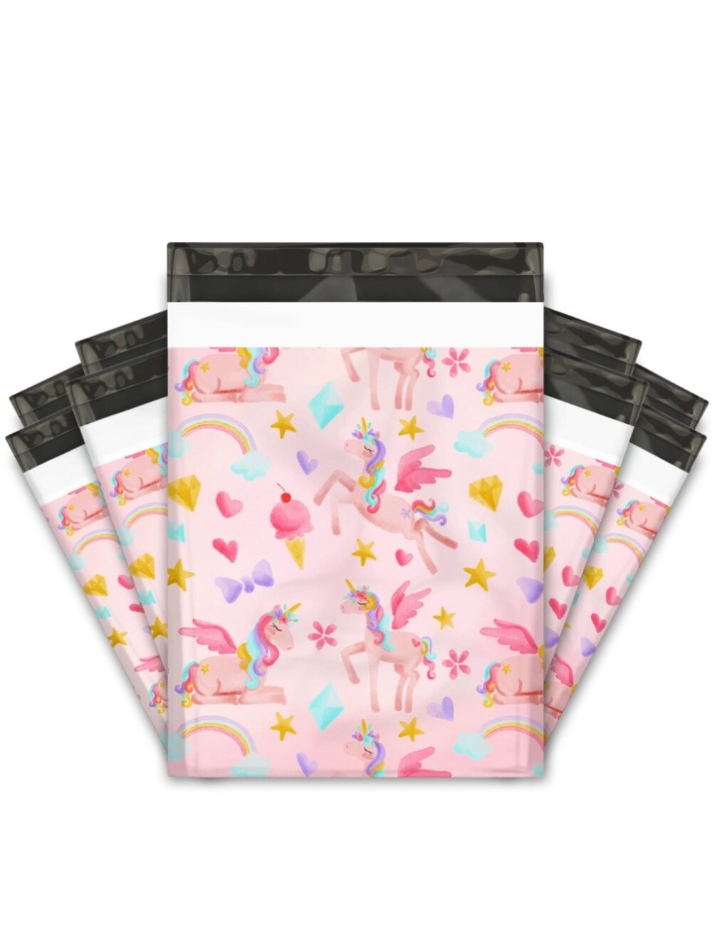25ct, 10x13 "UNICORN" POLY MAILERS